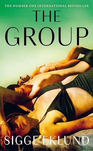 Book cover: three sunbathers and bold text reading "THE GROUP" by Sigge Eklund.