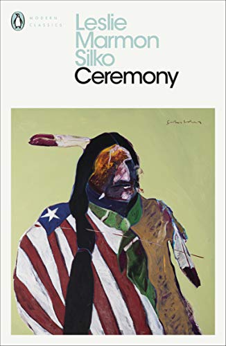 Book with plain cover, possibly featuring Leslie Marmon Silko's name and Ceremony title.