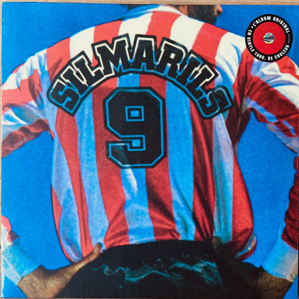 Vinyl record cover featuring a person wearing a striped soccer jersey.