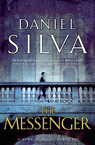 Book cover for "The Messenger" by Daniel Silva, featuring a lone figure.