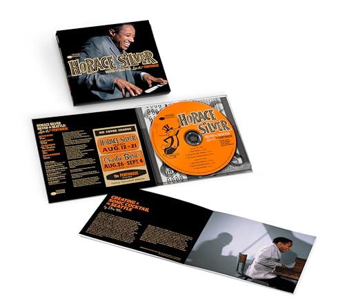 Horace Silver "Silver In Seattle" CD, open case showing disc and liner notes.