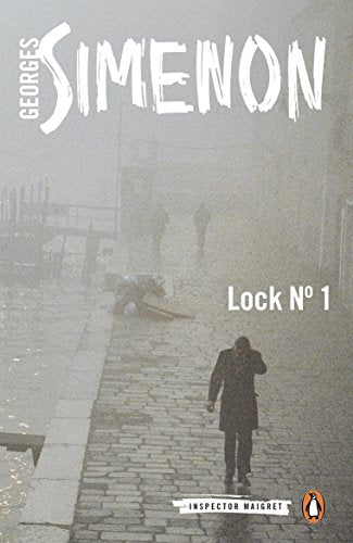 Book cover for Lock No. 1 by Georges Simenon showing a person walking outdoors.
