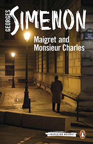 Book cover: a man in a coat stands on a dimly lit Parisian street.