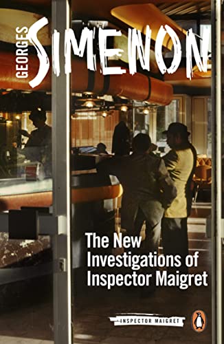 Book cover: “The New Investigations of Inspector Maigret” with a shadowy scene.