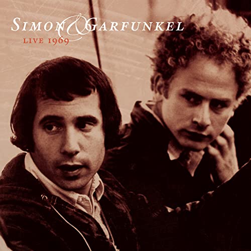 Simon & Garfunkel album cover, sepia-toned photo of the duo.