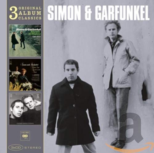 CD cover featuring Simon & Garfunkel, with album art collage.