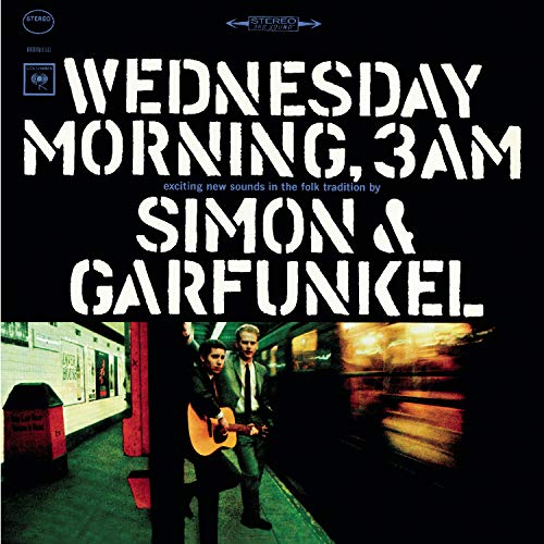 Album cover showing Simon and Garfunkel standing in a subway station with acoustic guitar.