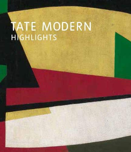 Book cover: "Tate Modern Highlights" with abstract geometric painting.