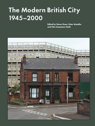 Book cover featuring a brick house in front of a large concrete building.