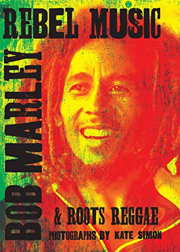 Book cover featuring Bob Marley’s portrait with vibrant red, yellow, and green tones.
