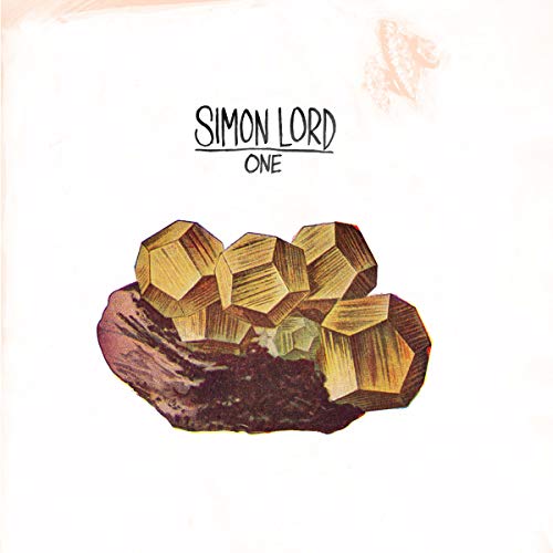 Album cover for Simon Lord’s “One” featuring a crystal illustration.
