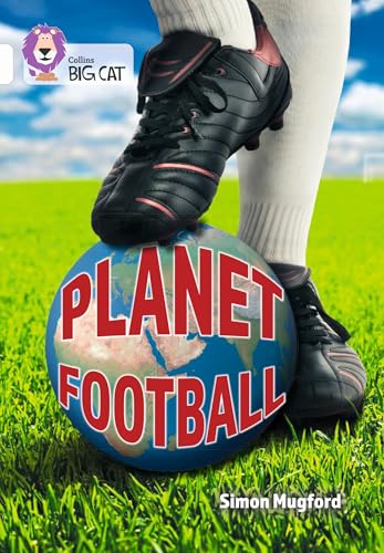 Book cover: football with a world map and a football boot.