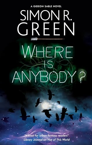 Book cover: "Where is Anybody?" with glowing text, tree, and birds.
