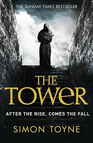 Book cover: hooded figure standing in a stone corridor, dark tones.