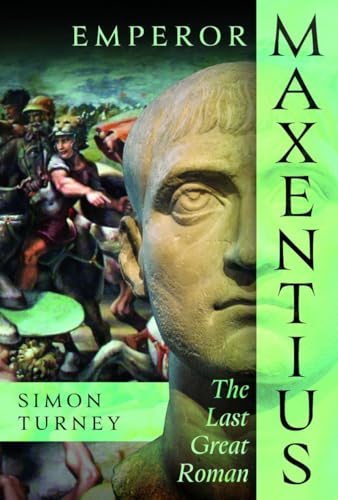 Book cover featuring a Roman bust and soldiers on horseback.