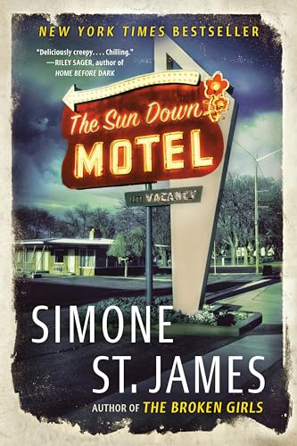 Book cover for "The Sun Down Motel" featuring a neon motel sign.