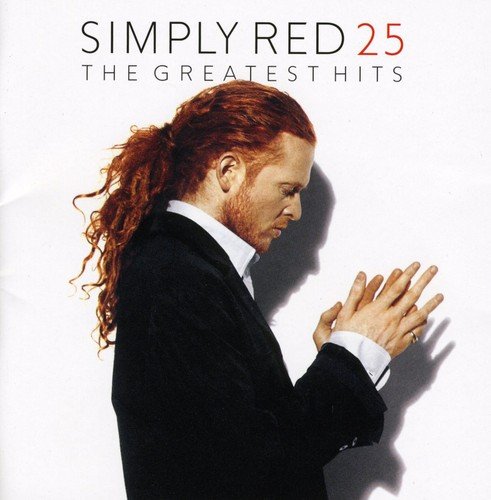 Simply Red’s “25 The Greatest Hits” CD cover featuring Mick Hucknall.