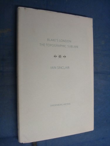 White book cover with title "Blake's London: the Topographic Sublime" and author name.