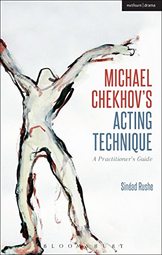 Book cover with abstract figure and red text: “Michael Chekhov’s Acting Technique”.