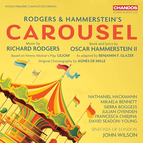 CD cover for "Carousel" featuring a colorful carousel illustration.