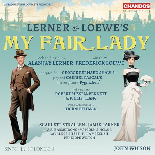 CD cover for My Fair Lady featuring a man in a suit and woman.