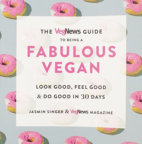 Book cover with pink sprinkled donuts on a light blue background.
