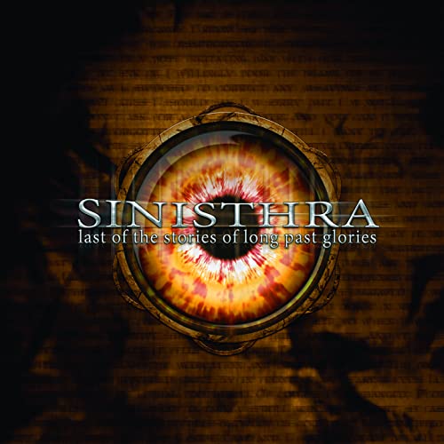 CD cover with a stylized eye image over aged, textured script.