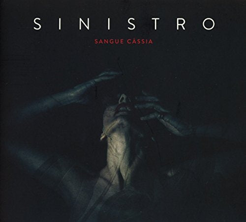 CD cover for "Sinistro - Sangue Cassia" with a distorted, shadowy figure.