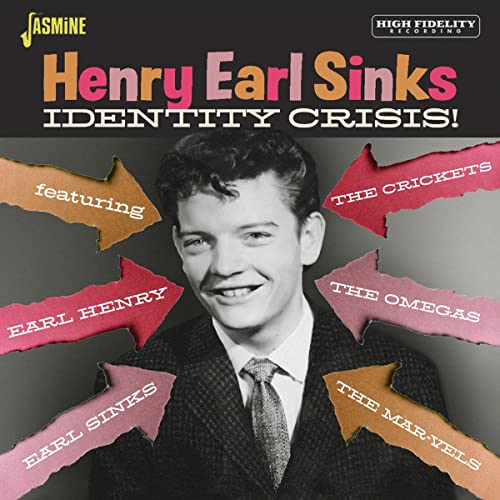Album cover for Henry Earl Sinks' "Identity Crisis" featuring a portrait.