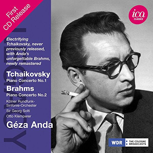 CD cover featuring a black and white portrait of pianist Géza Anda.