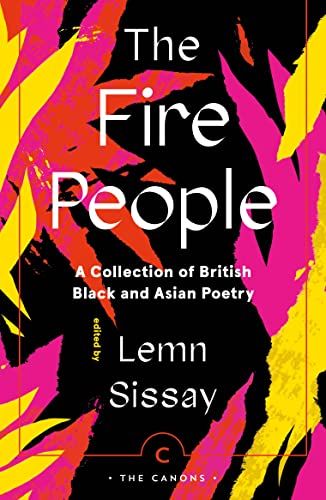 Book cover with poetry anthology title and diverse authors' names in bold font.