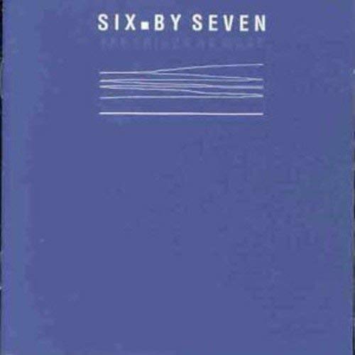 Album cover for Six By Seven’s “The Things We Make Blue” with blue texture.