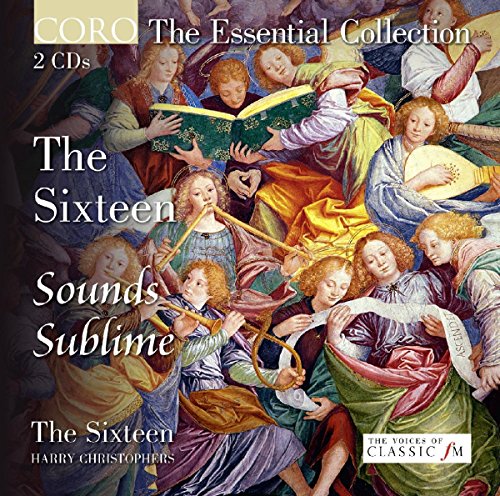 CD cover depicting a Renaissance painting of angels with musical instruments.