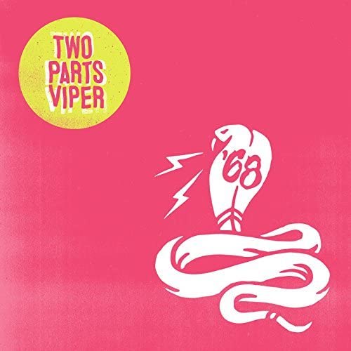 Red album cover with a yellow circle, snake, and number “68”.