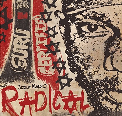 CD cover for Sizzla’s “Radical” album, featuring a textured portrait and text.