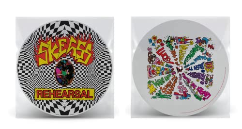 Two Skegss "Rehearsal" picture disc vinyl records in clear sleeves.