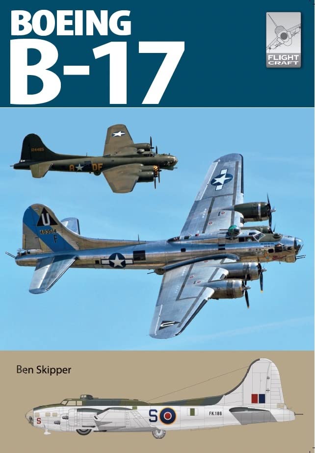 Book cover featuring a silver Boeing B-17 Flying Fortress aircraft in flight.
