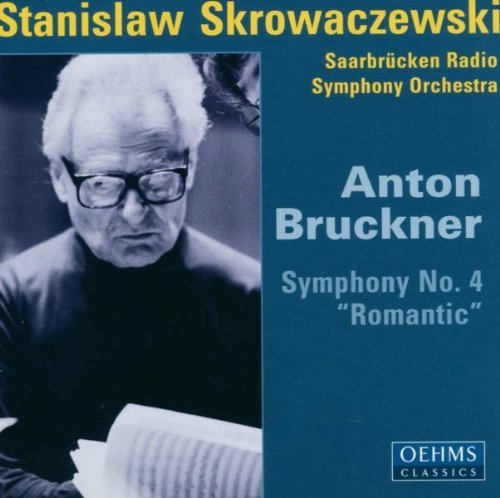 CD cover featuring conductor Stanislaw Skrowaczewski and composer Anton Bruckner.