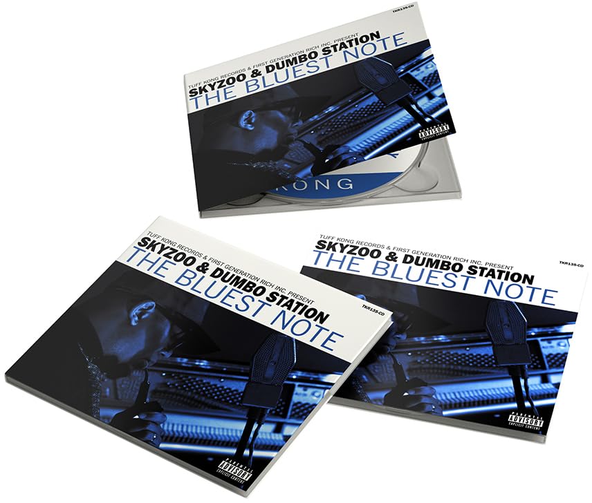 CD case for Skyzoo & Dumbo Station’s “The Bluest Note” album.