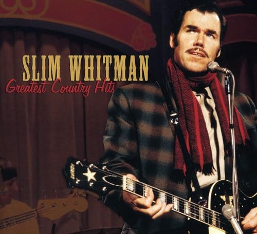 Slim Whitman album cover featuring the singer with a guitar.