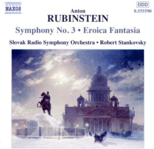CD cover featuring a snowy landscape with a building and horse-drawn carriage.