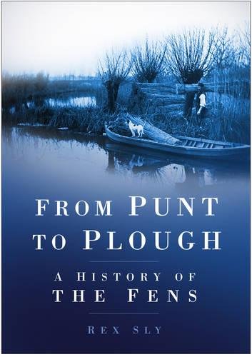 Book cover: watery landscape with boat, title "From Punt to Plough".