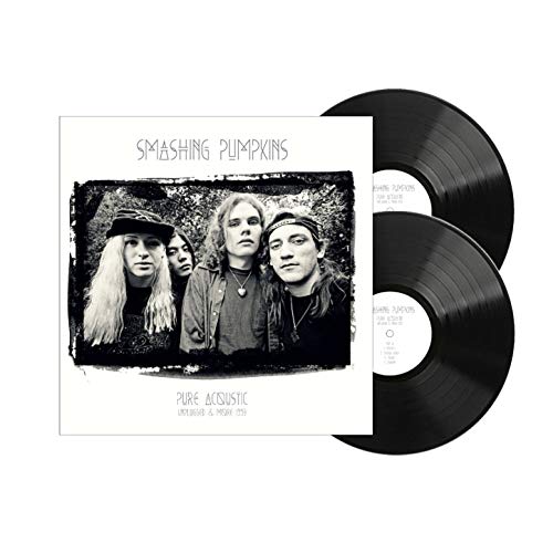 Smashing Pumpkins "Pure Acoustic" double vinyl record with band portrait.