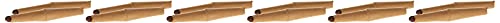 Six brown, oversized novelty cigars arranged in a repeating pattern.