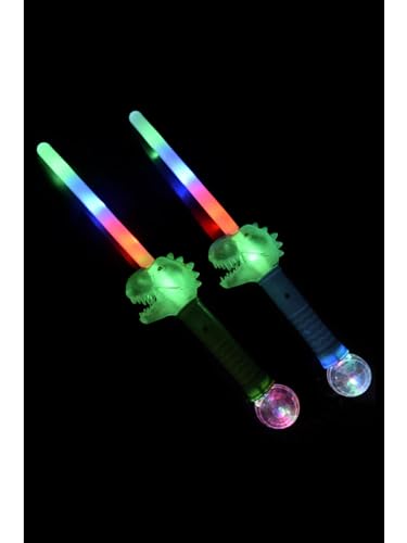 Smiffys LED Light Up Dinosaur Wand