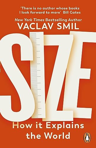 Book cover: "Size" by Vaclav Smil, with a ruler graphic.