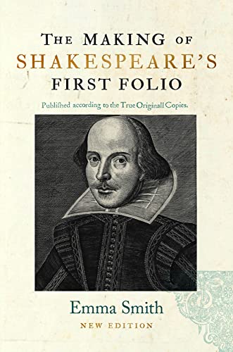 Book cover featuring a portrait of William Shakespeare and gold lettering.