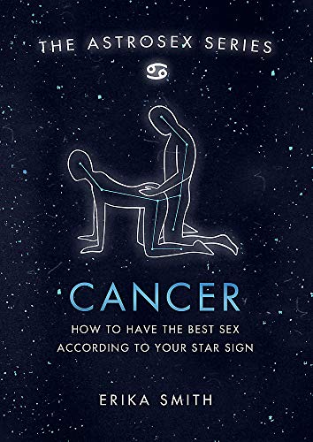 Book cover with outline of two figures and Cancer zodiac symbol.