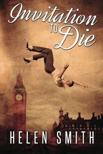 Book cover: woman falling against a backdrop of Big Ben and London.