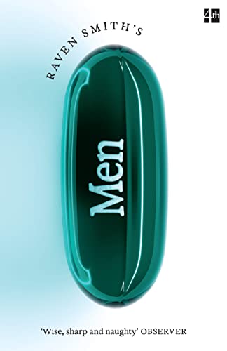 Book cover: green capsule shape with the title "Men" in white text.